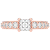 1.75CT.TW PRINCESS LAB DIAMOND SOLITAIRE ENGAGEMENT RING - Nazarelle