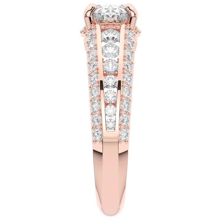 1.80CT.TW OVAL LAB DIAMOND SOLITAIRE ENGAGEMENT RING - Nazarelle