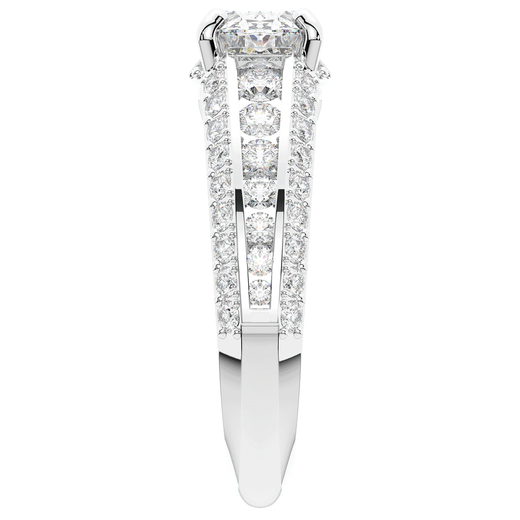 1.80CT.TW OVAL LAB DIAMOND SOLITAIRE ENGAGEMENT RING - Nazarelle