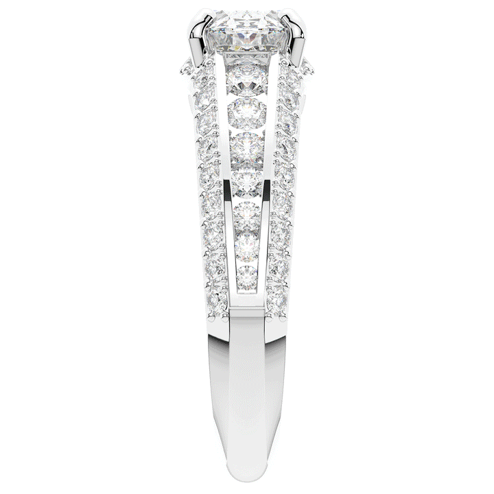 1.80CT.TW OVAL LAB DIAMOND SOLITAIRE ENGAGEMENT RING - Nazarelle