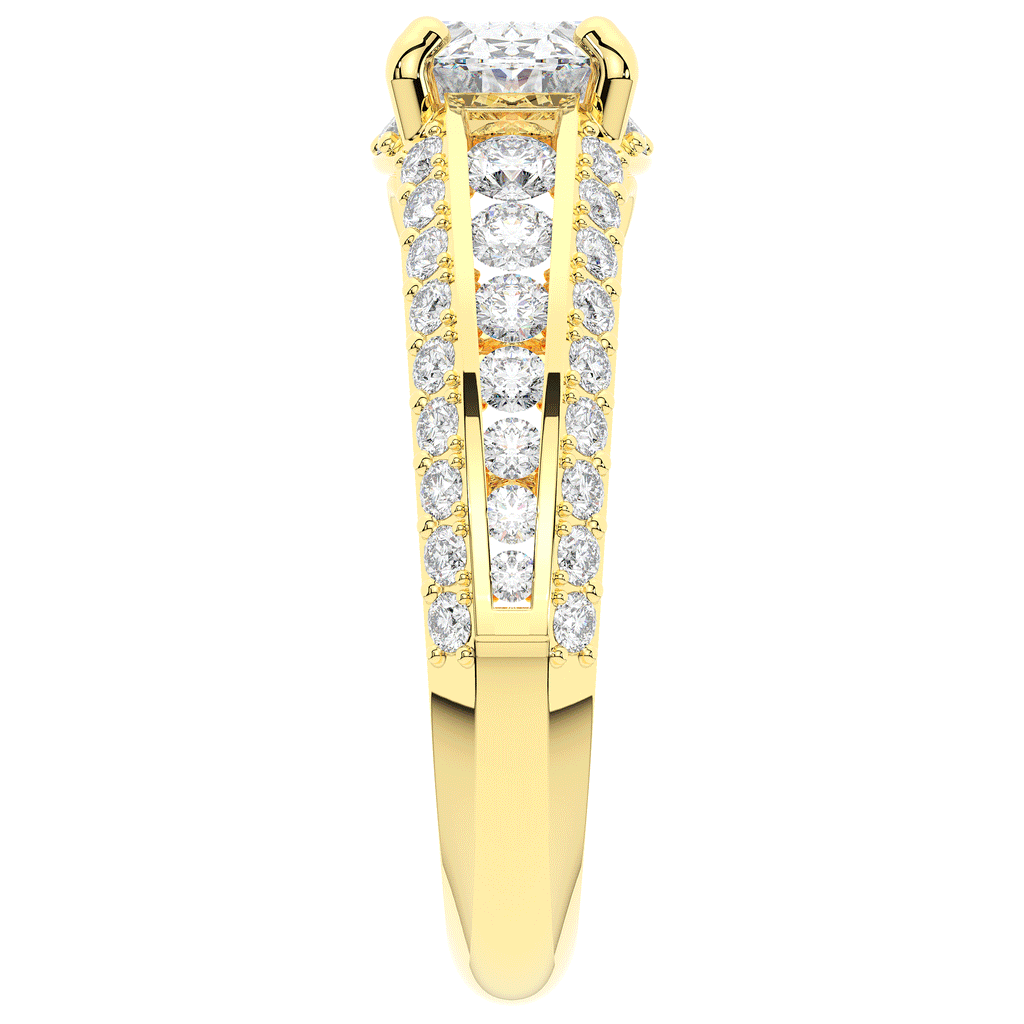 1.80CT.TW OVAL LAB DIAMOND SOLITAIRE ENGAGEMENT RING - Nazarelle