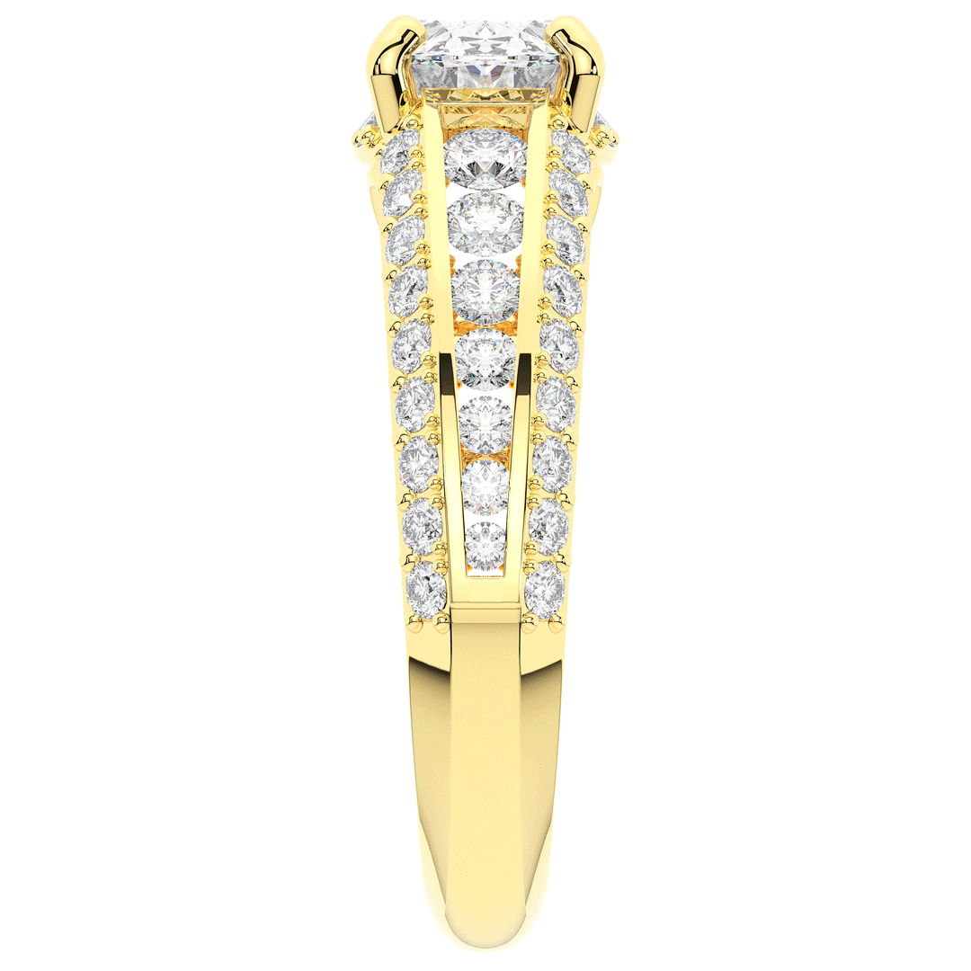 1.80CT.TW OVAL LAB DIAMOND SOLITAIRE ENGAGEMENT RING - Nazarelle