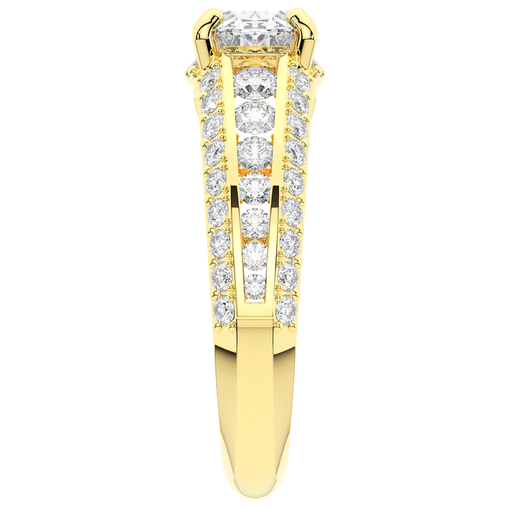 1.80CT.TW OVAL LAB DIAMOND SOLITAIRE ENGAGEMENT RING - Nazarelle