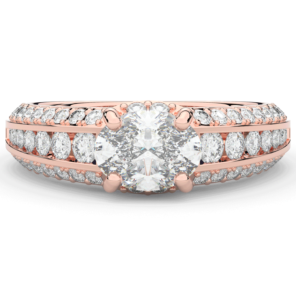 1.80CT.TW OVAL LAB DIAMOND SOLITAIRE ENGAGEMENT RING - Nazarelle