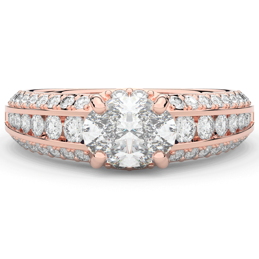1.80CT.TW OVAL LAB DIAMOND SOLITAIRE ENGAGEMENT RING - Nazarelle