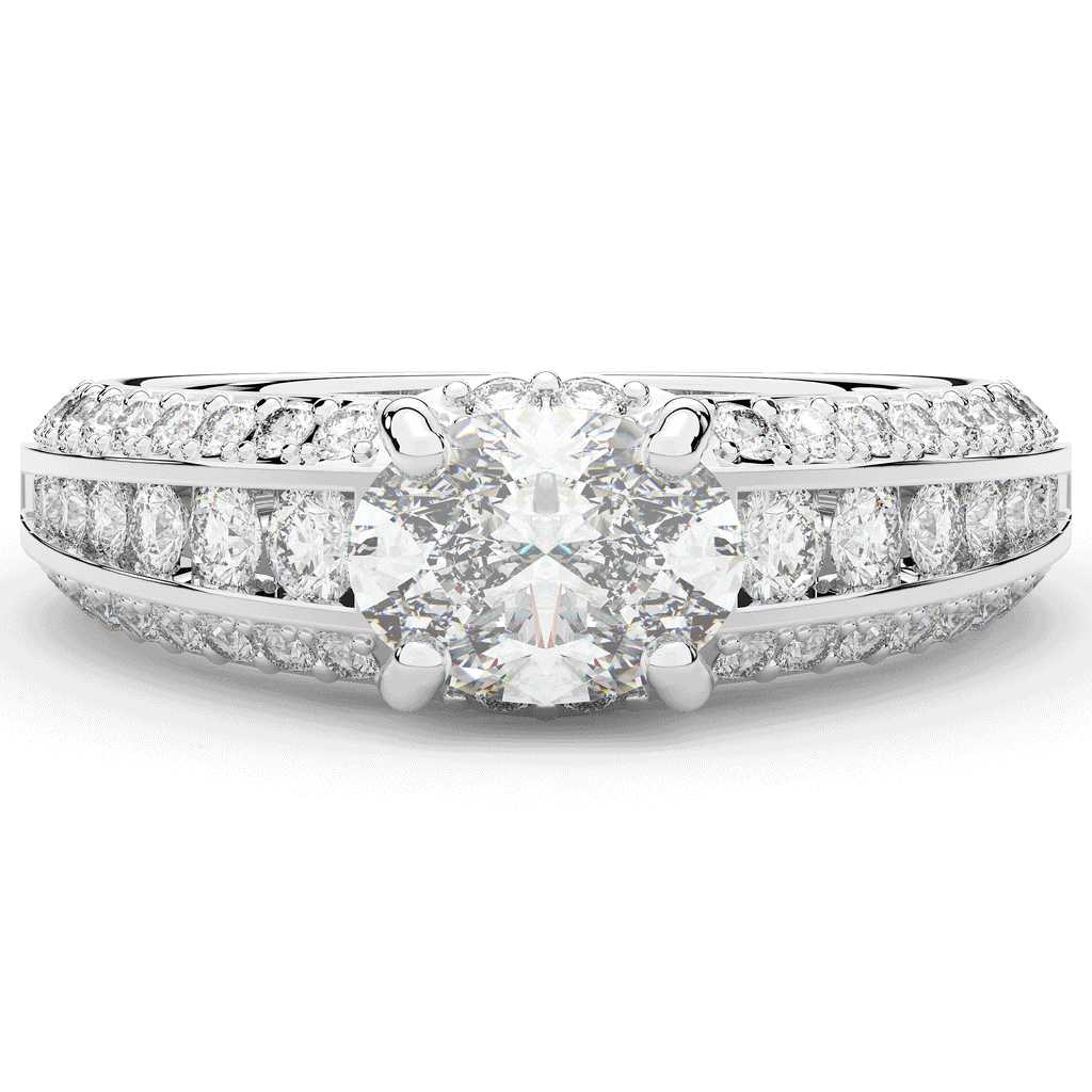 1.80CT.TW OVAL LAB DIAMOND SOLITAIRE ENGAGEMENT RING - Nazarelle