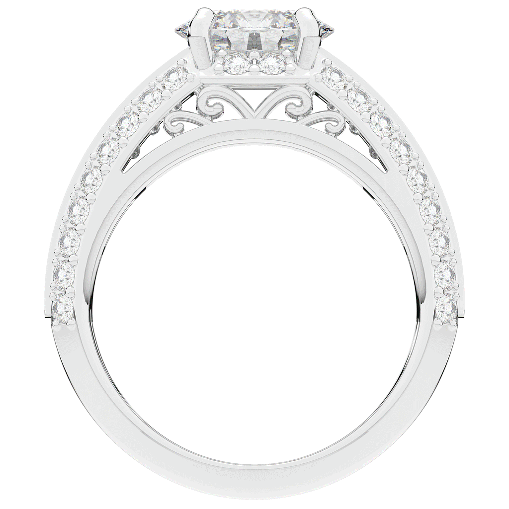 1.80CT.TW OVAL LAB DIAMOND SOLITAIRE ENGAGEMENT RING - Nazarelle