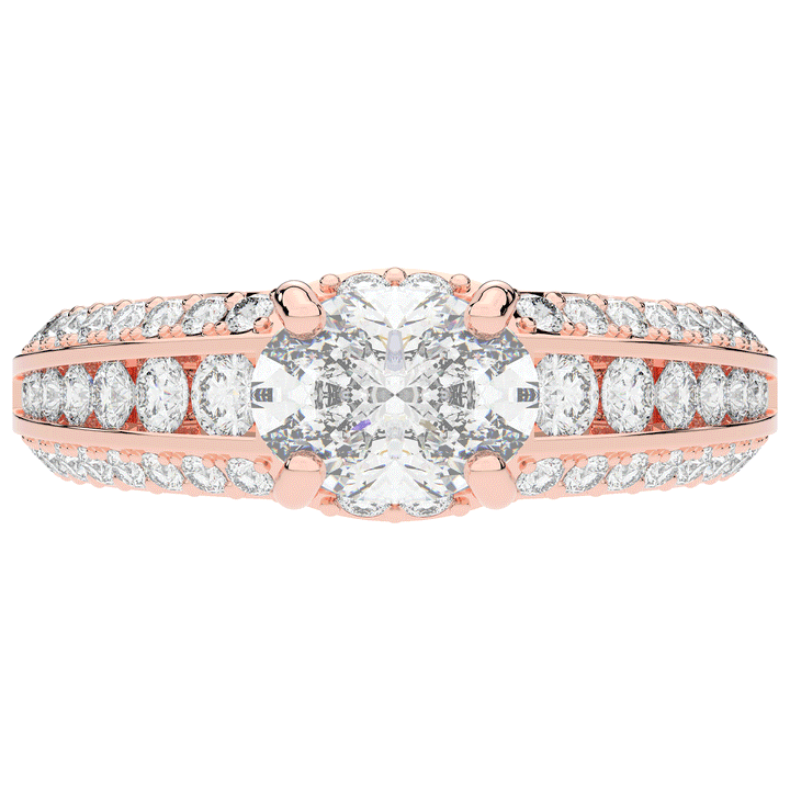 1.80CT.TW OVAL LAB DIAMOND SOLITAIRE ENGAGEMENT RING - Nazarelle