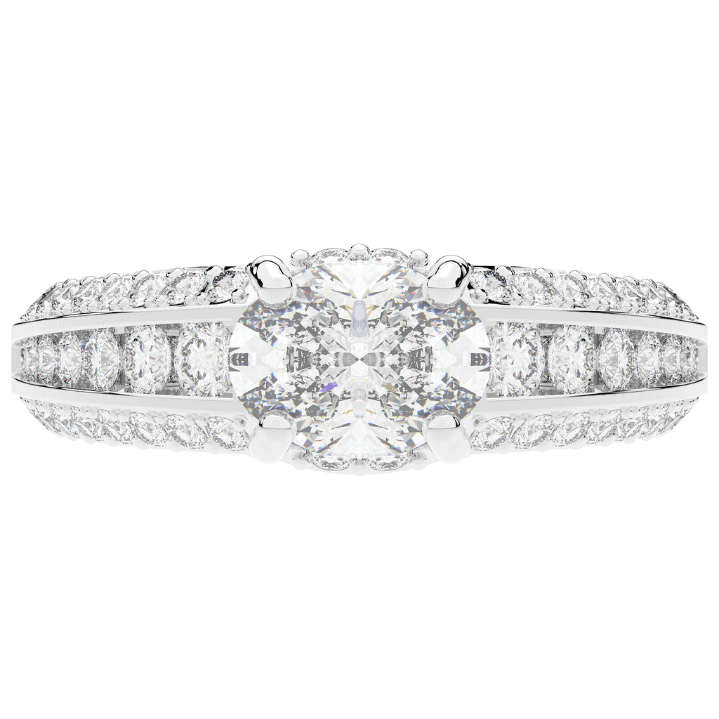 1.80CT.TW OVAL LAB DIAMOND SOLITAIRE ENGAGEMENT RING - Nazarelle