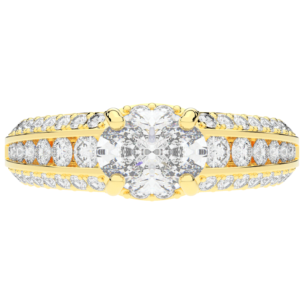 1.80CT.TW OVAL LAB DIAMOND SOLITAIRE ENGAGEMENT RING - Nazarelle