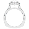 2.90CT.TW ROUND LAB DIAMOND HALO ENGAGEMENT RING - Nazarelle