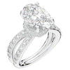 6.25CT.TW OVAL LAB DIAMOND ENGAGEMENT RING - Nazarelle