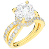 6.25CT.TW ROUND LAB DIAMOND ENGAGEMENT RING - Nazarelle