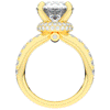6.25CT.TW ROUND LAB DIAMOND ENGAGEMENT RING - Nazarelle