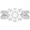 6.25CT.TW ROUND LAB DIAMOND ENGAGEMENT RING - Nazarelle