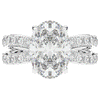 6.25CT.TW OVAL LAB DIAMOND ENGAGEMENT RING - Nazarelle