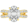 6.25CT.TW OVAL LAB DIAMOND ENGAGEMENT RING - Nazarelle