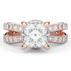 5.25CT.TW PRINCESS LAB DIAMOND ENGAGEMENT RING - Nazarelle