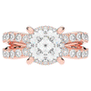 5.25CT.TW PRINCESS LAB DIAMOND ENGAGEMENT RING - Nazarelle