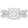 5.25CT.TW PRINCESS LAB DIAMOND ENGAGEMENT RING - Nazarelle