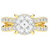 5.25CT.TW PRINCESS LAB DIAMOND ENGAGEMENT RING - Nazarelle