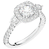 1.75CT.TW ROUND LAB DIAMOND HALO ENGAGEMENT RING - Nazarelle