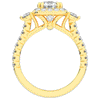 1.75CT.TW ROUND LAB DIAMOND HALO ENGAGEMENT RING - Nazarelle