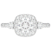 1.75CT.TW ROUND LAB DIAMOND HALO ENGAGEMENT RING - Nazarelle
