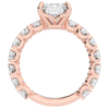 4.35CT.TW EMERALD CUT LAB DIAMOND ENGAGEMENT RING - Nazarelle