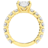4.35CT.TW EMERALD CUT LAB DIAMOND ENGAGEMENT RING - Nazarelle