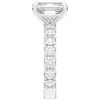4.35CT.TW EMERALD CUT LAB DIAMOND ENGAGEMENT RING - Nazarelle