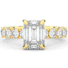 4.35CT.TW EMERALD CUT LAB DIAMOND ENGAGEMENT RING - Nazarelle