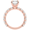 4.35CT.TW EMERALD CUT LAB DIAMOND ENGAGEMENT RING - Nazarelle