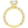4.35CT.TW EMERALD CUT LAB DIAMOND ENGAGEMENT RING - Nazarelle