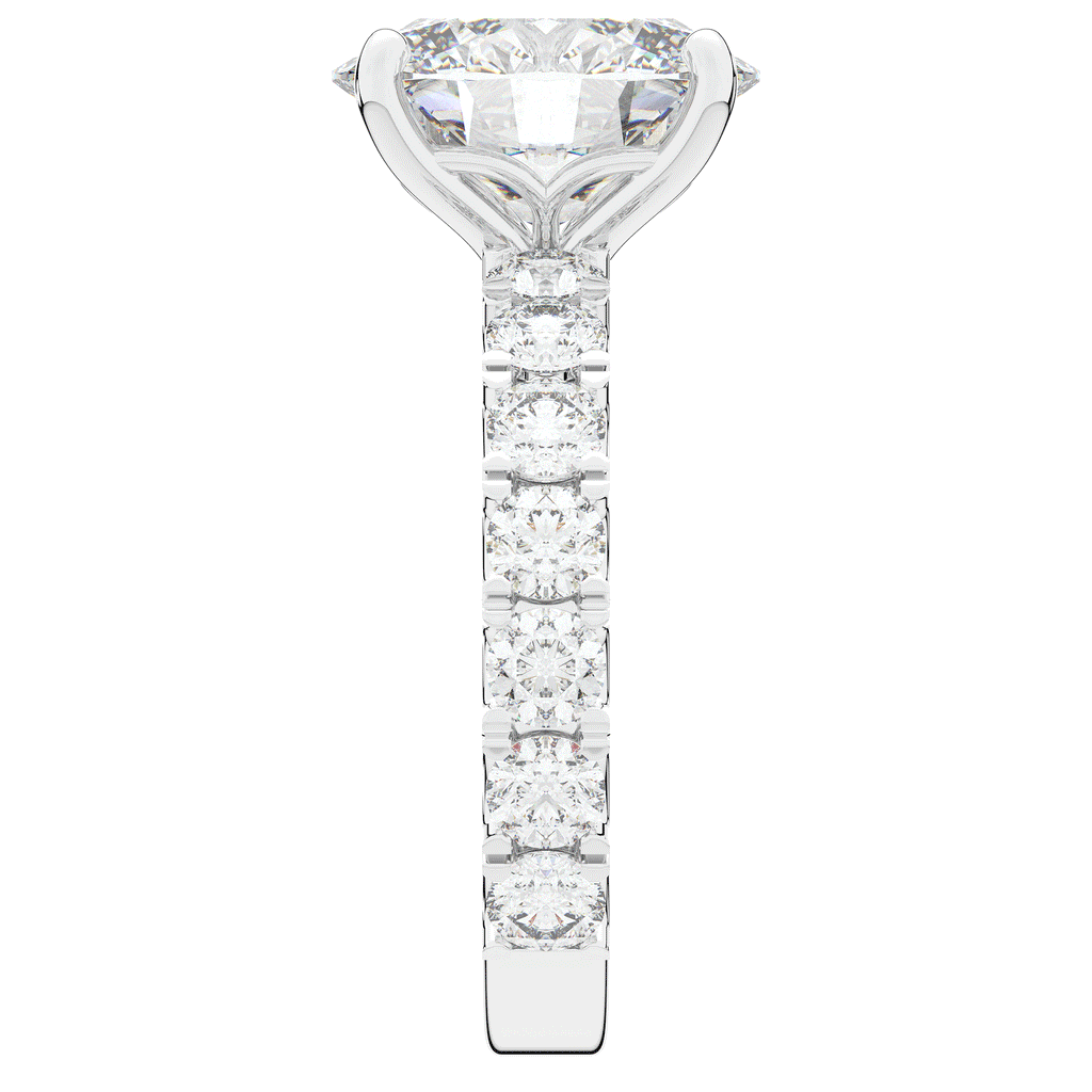 4.35CT.TW OVAL LAB DIAMOND ENGAGEMENT RING - Nazarelle