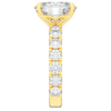4.35CT.TW OVAL LAB DIAMOND ENGAGEMENT RING - Nazarelle