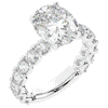 4.35CT.TW OVAL LAB DIAMOND ENGAGEMENT RING - Nazarelle
