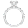 4.35CT.TW OVAL LAB DIAMOND ENGAGEMENT RING - Nazarelle
