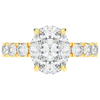 4.35CT.TW OVAL LAB DIAMOND ENGAGEMENT RING - Nazarelle