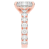 4.35CT.TW RADIANT LAB DIAMOND ENGAGEMENT RING - Nazarelle