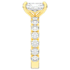 4.35CT.TW RADIANT LAB DIAMOND ENGAGEMENT RING - Nazarelle