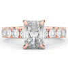 4.35CT.TW RADIANT LAB DIAMOND ENGAGEMENT RING - Nazarelle