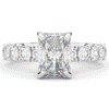 4.35CT.TW RADIANT LAB DIAMOND ENGAGEMENT RING - Nazarelle