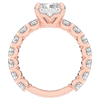 4.35CT.TW RADIANT LAB DIAMOND ENGAGEMENT RING - Nazarelle
