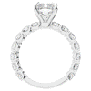 4.35CT.TW RADIANT LAB DIAMOND ENGAGEMENT RING - Nazarelle
