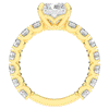 4.35CT.TW RADIANT LAB DIAMOND ENGAGEMENT RING - Nazarelle