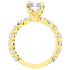 4.35CT.TW RADIANT LAB DIAMOND ENGAGEMENT RING - Nazarelle