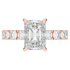 4.35CT.TW RADIANT LAB DIAMOND ENGAGEMENT RING - Nazarelle