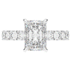 4.35CT.TW RADIANT LAB DIAMOND ENGAGEMENT RING - Nazarelle