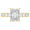 4.35CT.TW RADIANT LAB DIAMOND ENGAGEMENT RING - Nazarelle